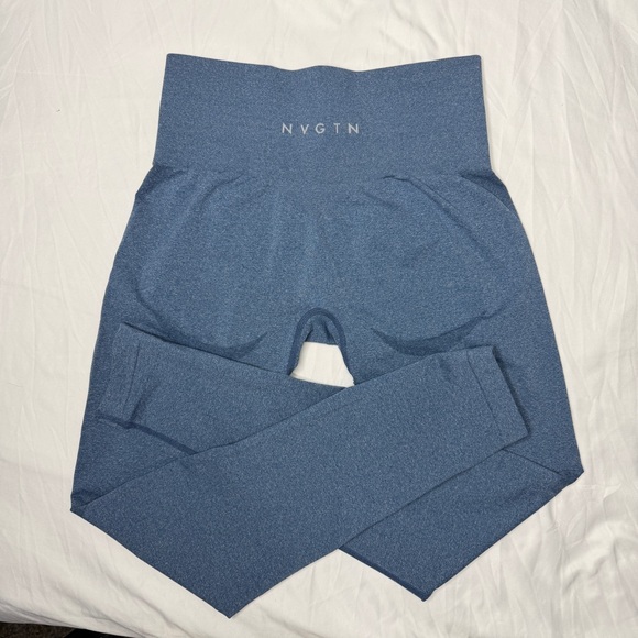 NVGTN Slate Blue Curve Seamless Leggings - Picture 5 of 11